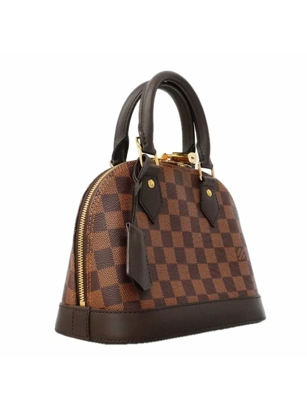 Louis Vuitton Handbag Damier Alma BB Ebene 2-Way Bag
